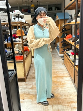 「TODAYFUL（トゥデイフル）のアイテム（カーディガン/ボレロ）」を使った、akiさん（レディース・156cm）の春コーディネート