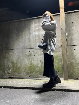 「アイテム（カチューシャ）」を使った、zimaさん（レディース・153cm）の春コーディネート