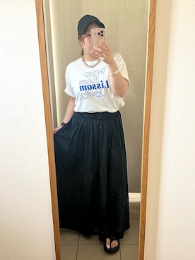 「mystic（ミスティック）のアイテム（スカート）」を使った、さゆふぃすさん（レディース・151cm）の夏コーディネート