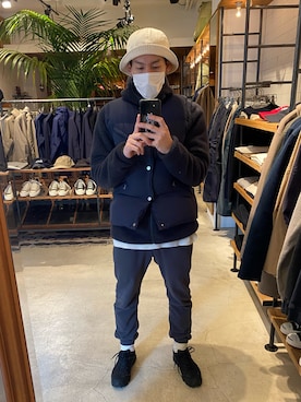 「nonnative（ノンネイティブ）のアイテム（ジャケット/アウター）」を使った、k.yさん（メンズ・173cm）の冬コーディネート