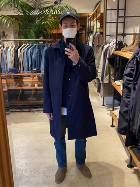 「nonnative（ノンネイティブ）のアイテム（ジャケット/アウター）」を使った、k.yさん（メンズ・173cm）の冬コーディネート