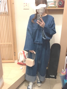 「passage mignon/flaneur（パサージュミニョンフラヌール）のアイテム」を使った、こたつんさん（レディース・158cm）の春コーディネート