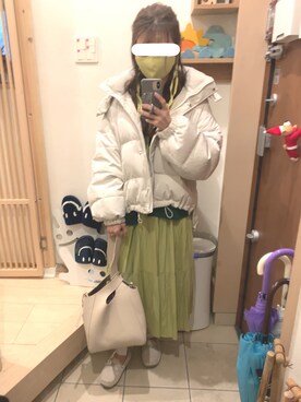 「ムートン」｜「アイテム（その他）」を使った、こたつんさん（レディース・158cm）の冬コーディネート