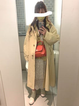 「ワンピース×スニーカー」｜「アイテム（その他アウター）」を使った、こたつんさん（レディース・158cm）の春コーディネート