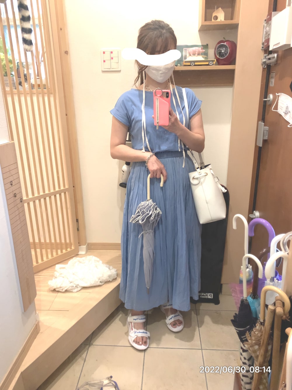 COFREX】 ひねりピンタック 長袖 レディースデザインシャツ(S