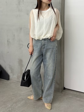 「select MOCA（セレクトモカ）のアイテム」を使った、ranさん（骨格ウェーブ・レディース・161cm）の夏コーディネート