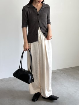 「select MOCA（セレクトモカ）のアイテム」を使った、ranさん（骨格ウェーブ・レディース・161cm）の夏コーディネート