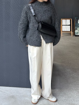 「イエベ春」｜ranさん（レディース・161cm）の冬コーディネート