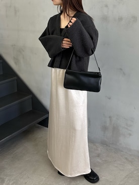 「アイテム（キャミソール）」を使った、ranさん（レディース・161cm）の秋コーディネート