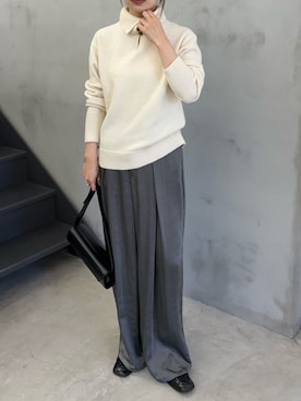 「select MOCA（セレクトモカ）のアイテム（ローファー）」を使った、ranさん（レディース・161cm）の秋コーディネート