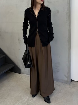 「select MOCA（セレクトモカ）のアイテム（キャミソール）」を使った、ranさん（レディース・161cm）の秋コーディネート