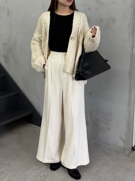 「イエベ春」｜ranさん（レディース・161cm）の秋コーディネート