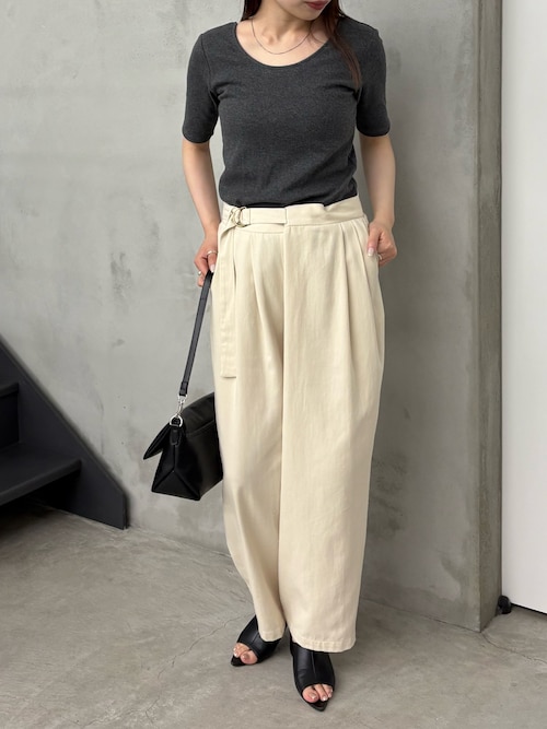 セール】【Et】Wrap-Belt Chino Pants（チノパンツ）｜select MOCA Et