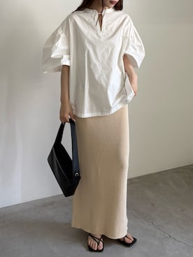 「select MOCA（セレクトモカ）のアイテム」を使った、ranさん（骨格ウェーブ・レディース・161cm）の夏コーディネート