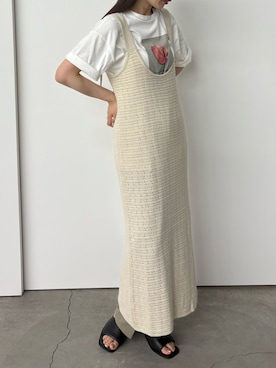 「select MOCA（セレクトモカ）のアイテム」を使った、ranさん（レディース・161cm）の夏コーディネート