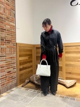「タートルネック」｜「アイテム（パンプス）」を使った、hrk04261431さん（レディース・160cm）の冬コーディネート