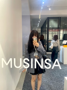 「WEGO（ウィゴー）のアイテム（スカート）」を使った、mochiさん（レディース・156cm）の秋コーディネート