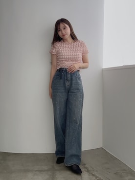 「アイテム（ファッション雑貨）」を使った、saori.さん（レディース・150cm）の夏コーディネート