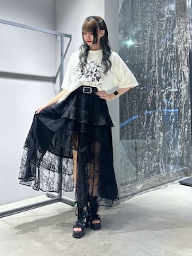 ねねさん（骨格ナチュラル・レディース・155cm）の夏コーディネート