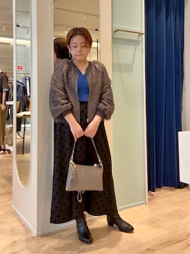 「アイテム（ブルゾン）」を使った、shiraさん（レディース・155cm）の秋コーディネート