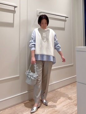 「NOLLEY'S LIGHT（ノーリーズライト）のアイテム」を使った、shiraさん（骨格ストレート・レディース・155cm）の春コーディネート