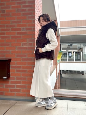 「アイテム（ブルゾン）」を使った、shiraさん（レディース・155cm）の秋コーディネート