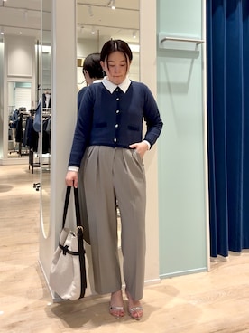 「NOLLEY'S LIGHT（ノーリーズライト）のアイテム」を使った、shiraさん（骨格ストレート・レディース・155cm）の春コーディネート