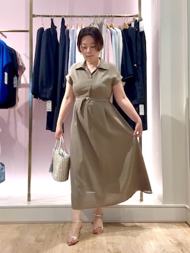 「MICO COULIER（ミコクリエ）のアイテム」を使った、shiraさん（レディース・155cm）の春コーディネート