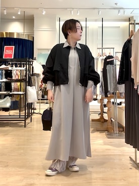 「MICO COULIER（ミコクリエ）のアイテム」を使った、shiraさん（レディース・155cm）の春コーディネート