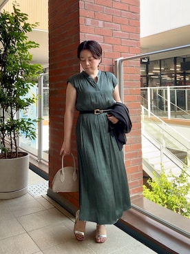 「NOLLEY'S LIGHT（ノーリーズライト）のアイテム」を使った、shiraさん（レディース・155cm）の夏コーディネート
