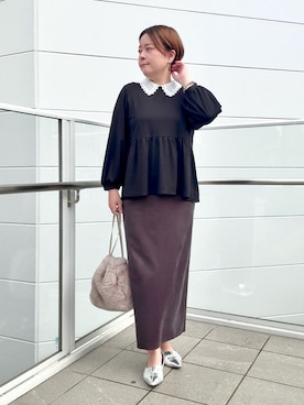 「ワントーンコーデ」｜shiraさん（レディース・155cm）の秋コーディネート
