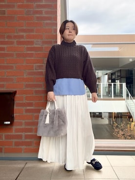 shiraさん（レディース・155cm）の冬コーディネート