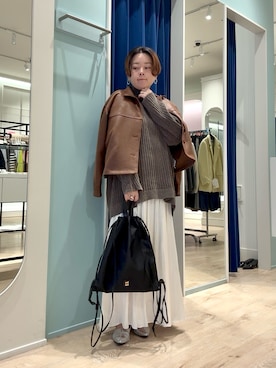 shiraさん（レディース・155cm）の冬コーディネート