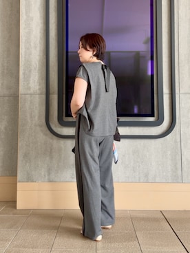 「セットアイテム」｜shiraさん（レディース・155cm）の夏コーディネート