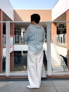 「NOLLEY'S LIGHT（ノーリーズライト）のアイテム」を使った、shiraさん（骨格ストレート・レディース・155cm）の春コーディネート