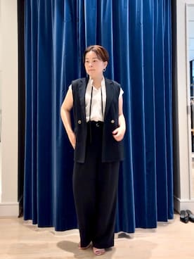 「アイテム（テーラードジャケット）」を使った、shiraさん（レディース・155cm）の夏コーディネート