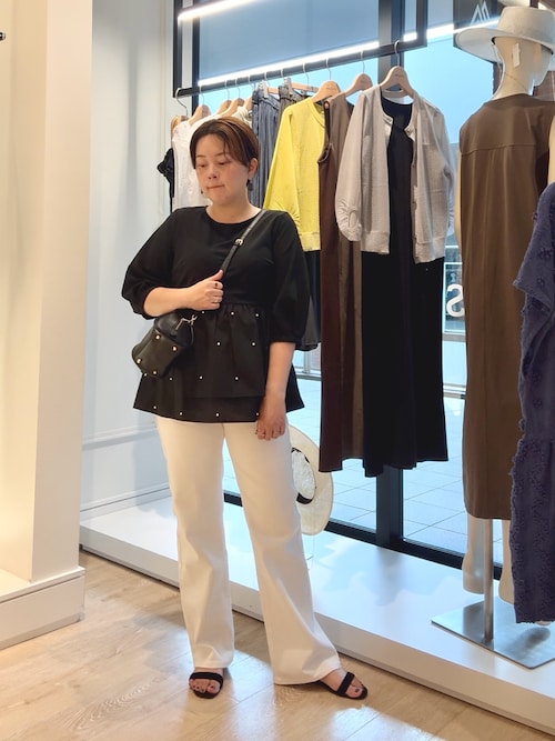 セール】【RM denim】センタープレスハイウエストデニム（デニムパンツ