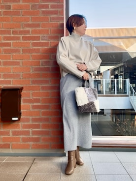 shiraさん（レディース・155cm）の冬コーディネート