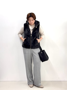 「アイテム（ブルゾン）」を使った、shiraさん（レディース・155cm）の夏コーディネート