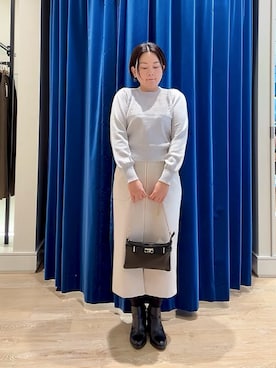 「NOLLEY'S LIGHT（ノーリーズライト）のアイテム」を使った、shiraさん（骨格ストレート・レディース・155cm）の冬コーディネート