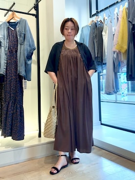 「grace grace （グラスグラス）のアイテム」を使った、shiraさん（レディース・155cm）の夏コーディネート