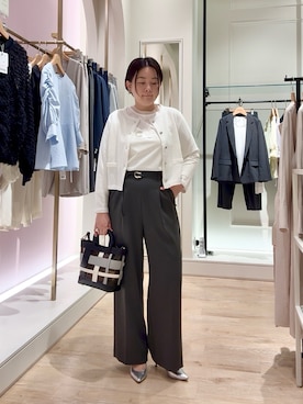 「NOLLEY'S LIGHT（ノーリーズライト）のアイテム」を使った、shiraさん（骨格ストレート・レディース・155cm）の春コーディネート