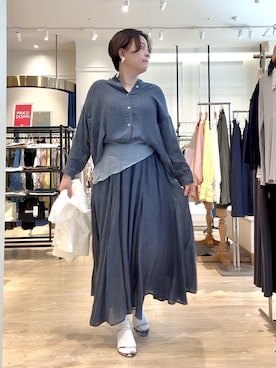 「MICO COULIER（ミコクリエ）のアイテム」を使った、shiraさん（レディース・155cm）の春コーディネート