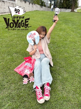 「アイテム（テーラードジャケット）」を使った、Yuinaさん（レディース・161cm）の秋コーディネート