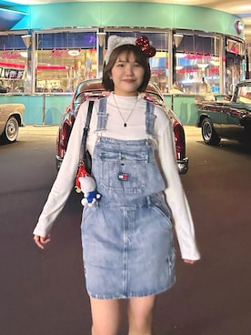 「COACH（コーチ）のアイテム」を使った、Yuinaさん（レディース・162cm）の秋コーディネート