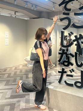 「GU（ジーユー）のアイテム」を使った、Yuinaさん（レディース・161cm）の夏コーディネート