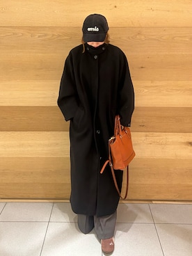 「EMIS（イミス）のアイテム」を使った、Yuinaさん（レディース・162cm）の冬コーディネート