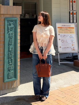 「COACH（コーチ）のアイテム」を使った、Yuinaさん（レディース・162cm）の秋コーディネート