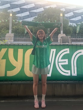 「サッカー」｜Yuinaさん（レディース・161cm）の夏コーディネート