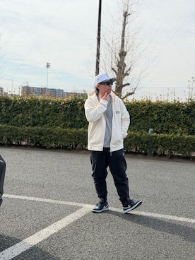 「Jordan（ジョーダン）のアイテム」を使った、DK.SiMRさん（メンズ・166cm）の冬コーディネート